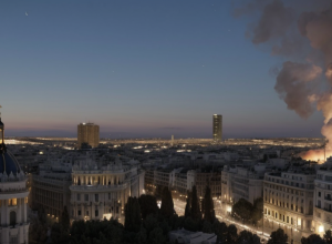 Feijóo acuză pe Sánchez că incită la "acte de violență" în timpul protestelor din Madrid