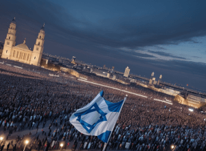 „Acum sau niciodată”: O mulțime uriașă a inundat Tel Avivul pentru a forța eliberarea ostaticilor din Gaza