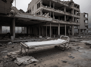 Dobropilia, orașul-fantomă din Donbas: Supraviețuirea la limita frontului și cadavrul uitat într-un spital bombardat