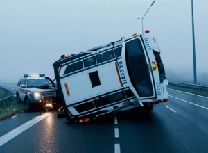 Bebeluş în stare critică după un accident pe autostrada AP-7 din Tarragona