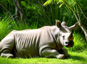 Naștere istorică la BIOPARC Valencia: Un rinocer alb aduce speranță conservării