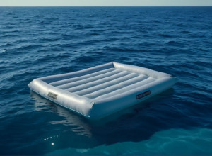 Bărbat salvat de pe o saltea gonflabilă la 37 km de coasta Esteponei