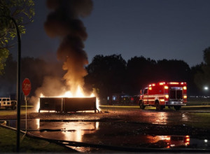 Tragedie în Alcalá de Henares: O femeie a murit, un bărbat este grav rănit într-un incendiu izbucnit într-un parc