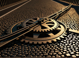 Reprezentare abstractă a neliniștii sociale