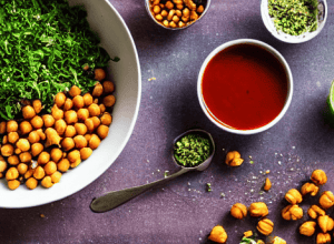 Salată verde cu năut crocant: O rețetă ușoară și delicioasă pentru un stil de viață sănătos