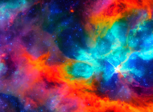 Spectacol cosmic: Telescopul surprinde un „tornado” spațial