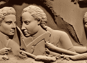 Pompeii: Relief funerar al unui cuplu descoperit