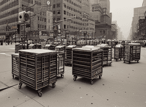 Visul american se destramă pe străzile din New York