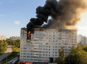 Incendiu Puternic la Castellón: Clădire în Flăcări, Vecini Evacuați
