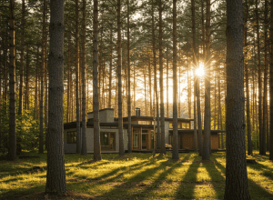Villa Las Nubes: Arhitectură de Lux Survolând Pădurea
