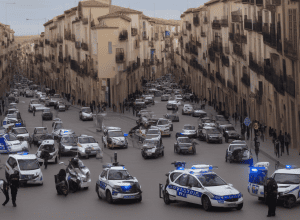 Cinci persoane reținute după o urmărire cu macete în Alcalá de Henares