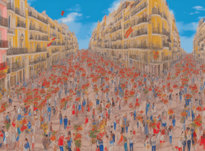 Sărbătoarea Sant Jordi, celebrată la Madrid