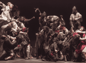 Alertă privind posibile leșinuri: Royal Shakespeare Company pune în scenă un nou «Titus Andronicus» plin de sânge și violență
