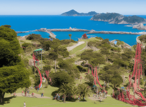 Pană de curent pe un rollercoaster: clipul viral al unei familii din Cuenca