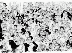 Carlos Mazón, caricatură de Sciammarella