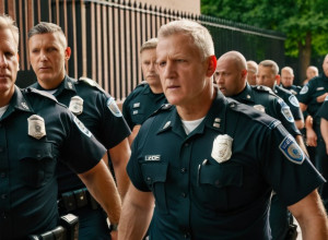 Documental despre perspectiva poliției față de manifestațiile împotriva unui judecătore