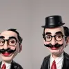 Groucho Marx în caricatură: Umor de la Sciammarella