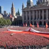 Concentrația PP la Madrid: Feijóo, Almeida și Ayuso cer alegeri anticipate