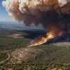 Incendiu major în Spania: Flăcările au cuprins zona unui parc natural