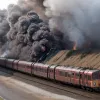 Tragedie la Salamanca: Un bărbat și o femeie au murit loviți de tren