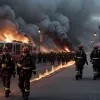 Incendiu în Terrassa: Un club sportiv și o urbanizare, evacuate