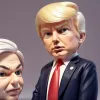 Trump și Netanyahu: O caricatură de Sciammarella