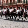 Al cincilea encierro de San Fermín: Taurii periculoși Jandilla au alergat pe străzile Pamplonei