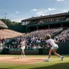 Incident la Wimbledon: Spectator deschide șampanie, dopul ajunge pe teren – Sinner a fost nevoit să-l adune