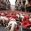 San Fermín: Cele mai bune momente ale celei de-a opta encierro în imagini