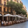 Barcelona: 100% din terasele inspectate în Ciutat Vella încalcă regulile