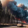 Incendii forestiere în Spania: drumuri blocate și trenuri anulate