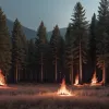 Incendiu în León: O companie a provocat un incendiu în timp ce tăia ilegal copaci