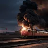 Incendiu la un tren în gara Calafell: Pasagerii evacuați în Tarragona