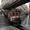 Accident la Lisabona: Funicularul Elevador da Glória a deraiat