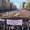 Profesorii încheie protestul la Madrid, solicitând embargou asupra armelor pentru Israel