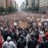 Madridul, scena protestelor anti-Israel: străzile blocate
